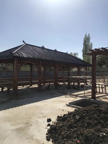 新疆防腐木长廊