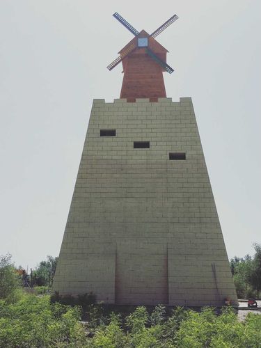新疆防腐木风车