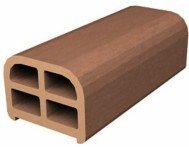 新疆塑木圆弧扶手